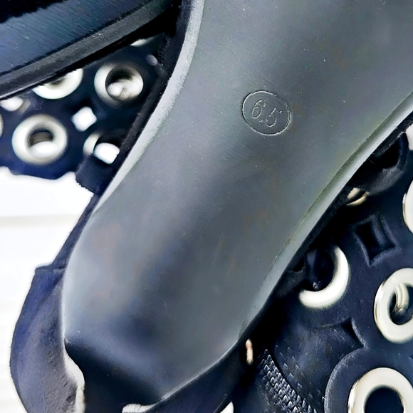 Lalalyn Black Gunmetal Heels Cape Robbin 6.5W - Picture 4 of 8